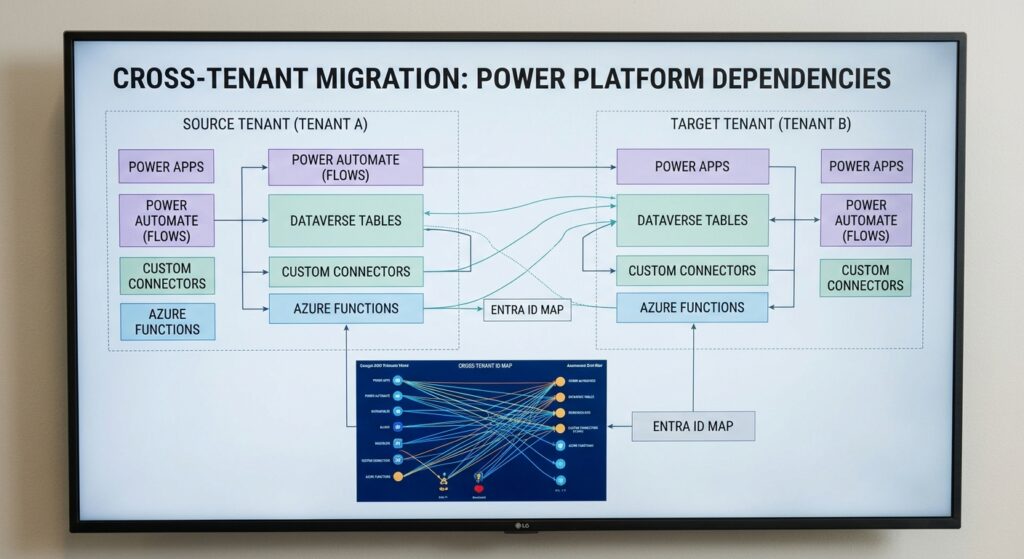 cross tenant migrations: power platform dependencies